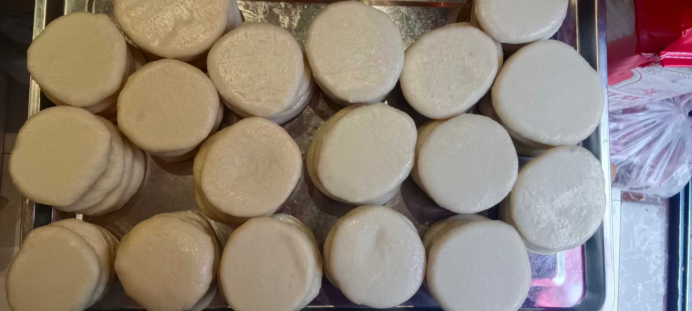 一盘白糍粑
